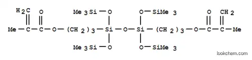 Molecular Structure of 80722-63-0 (1,3-BIS(3-METHACRYLOXYPROPYL)TETRAKIS(TRIMETHYLSILOXY)DISILOXANE)