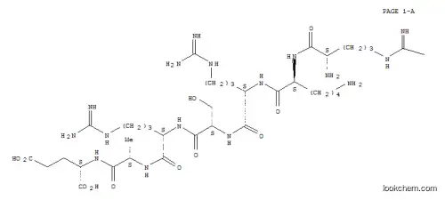 Molecular Structure of 81187-14-6 (H-ARG-LYS-ARG-SER-ARG-ALA-GLU-OH)