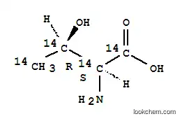 Molecular Structure of 81325-81-7 (L-THREONINE, [U-14C])