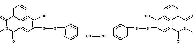 1H-Benz[de]isoquinoline-1,3(2H)-dione,5,5'-[1,2-ethenediylbis(4,1-phenylene-2,1-diazenediyl)]bis[2-ethyl-6-hydroxy-