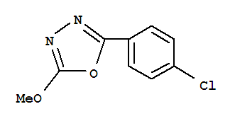 1,3,4-Oxadiazole,2-(4-chlorophenyl)-5-methoxy-
