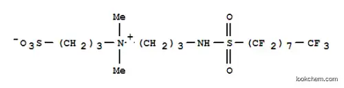 Molecular Structure of 83038-19-1 (1-Propanaminium,3-[[(1,1,2,2,3,3,4,4,5,5,6,6,7,7,8,8,8-heptadecafluorooctyl)sulfonyl]amino]-N,N-dimethyl-N-(3-sulfopropyl)-,inner salt)