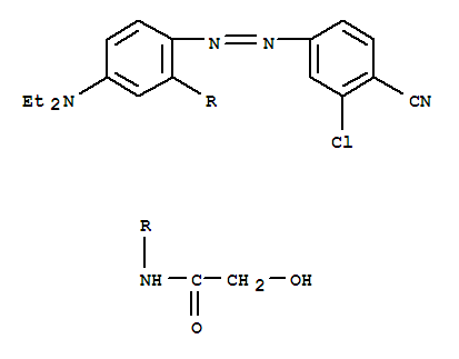 Acetamide, N-[2-[2-(3-chloro-4-cyanophenyl)diazenyl]-5-(diethylamino)phenyl]-2-hydroxy-