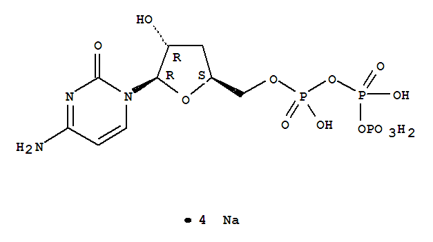 Cytidine 5'-(tetrahydrogen triphosphate), 3'-deoxy-, tetrasodiumsalt (9CI)