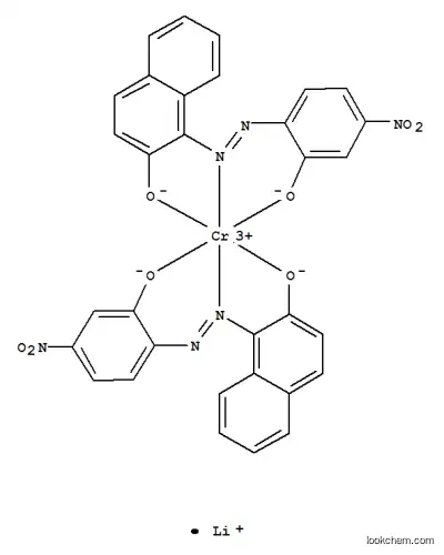 Molecular Structure of 83733-06-6 (Chromate(1-),bis[1-[(2-hydroxy-4-nitrophenyl)azo]-2-naphthalenolato(2-)]-,lithium (9CI))