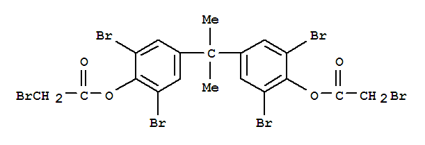 Aceticacid, bromo-, (1-methylethylidene)bis(2,6-dibromo-4,1-phenylene)ester (9CI)