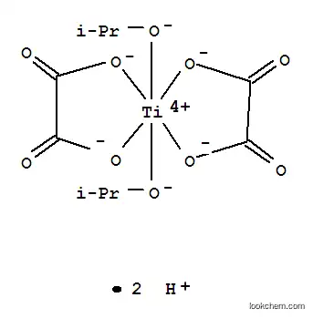 Molecular Structure of 84145-33-5 (Titanate(2-),bis[ethanedioato(2-)-O,O']bis(2-propanolato)-, dihydrogen (9CI))