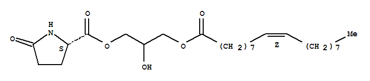 L-Proline,5-oxo-, 2-hydroxy-3-[[(9Z)-1-oxo-9-octadecen-1-yl]oxy]propyl ester