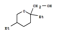 2H-Pyran-2-methanol,2,5-diethyltetrahydro-