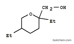 Molecular Structure of 84642-63-7 (2,5-diethyltetrahydro-2H-pyran-2-methanol)