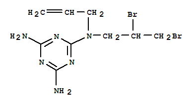 1,3,5-Triazine-2,4,6-triamine,N2-(2,3-dibromopropyl)-N2-2-propen-1-yl-