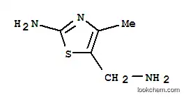 Molecular Structure of 850852-66-3 (5-Aminomethyl-4-methyl-thiazol-2-ylamine)