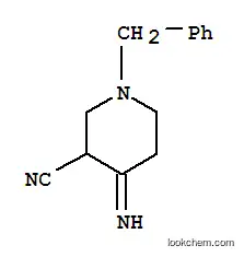 Molecular Structure of 85277-11-8 (3-Piperidinecarbonitrile,4-imino-1-(phenylmethyl)-)