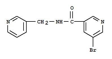 5-bromo-N-(3-pyridinylmethyl)-3-Pyridinecarboxamide