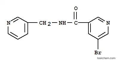Molecular Structure of 852916-15-5 (3-Pyridinecarboxamide,5-bromo-N-(3-pyridinylmethyl)-)