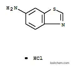 Molecular Structure of 854067-23-5 (6-Benzothiazolamine,hydrochloride (1:1))
