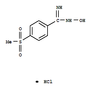 N-hydroxy-4-(methylsulfonyl)Benzenecarboximidamide hydrochloride