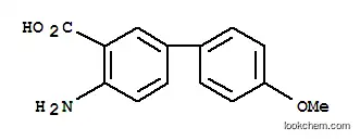 Molecular Structure of 861389-72-2 ([1,1'-Biphenyl]-3-carboxylicacid, 4-amino-4'-methoxy-)