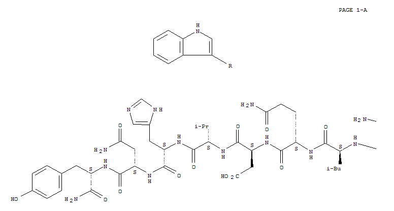 L-Tyrosinamide,L-phenylalanyl-L-methionyl-L-histidyl-L-asparaginyl-L-leucylglycyl-L-lysyl-L-histidyl-L-leucyl-L-seryl-L-seryl-L-methionyl-L-a-glutamyl-L-arginyl-L-valyl-L-a-glutamyl-L-tryptophyl-L-leu