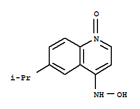 4-Quinolinamine,N-hydroxy-6-(1-methylethyl)-, 1-oxide