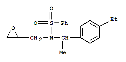 Benzenesulfonamide,N-[1-(4-ethylphenyl)ethyl]-N-(2-oxiranylmethyl)-
