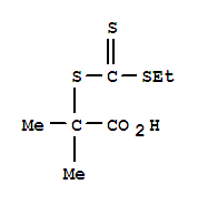 2-[[(Ethylthio)thioxomethyl]thio]-2-methyl-propanoic acid