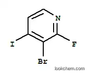 Molecular Structure of 884494-52-4 (3-BROMO-2-FLUORO-4-IODOPYRIDINE)