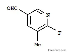 Molecular Structure of 884495-04-9 (2-FLUORO-5-FORMYL-3-PICOLINE)