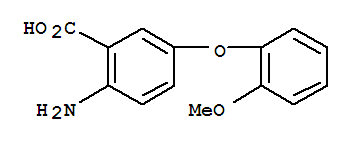2-AMINO-5-(2-METHOXYPHENOXY)BENZOIC ACID