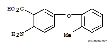 Molecular Structure of 885268-00-8 (2-AMINO-5-(2-METHYLPHENOXY)BENZOIC ACID)