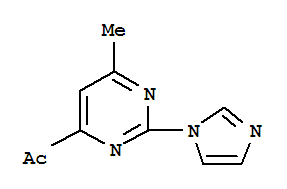Ethanone, 1-[2-(1H-imidazol-1-yl)-6-methyl-4-pyrimidinyl]-