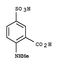 2-(methylamino)-5-sulfobenzoic acid