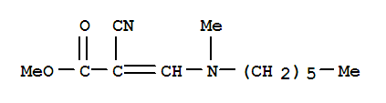 2-Propenoicacid, 2-cyano-3-(hexylmethylamino)-, methyl ester