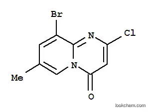 Molecular Structure of 893620-46-7 (9-bromo-2-chloro-7-methyl-pyrido[1,2-a]pyrimidin-4-one)