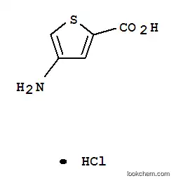 Molecular Structure of 89499-33-2 (2-Thiophenecarboxylic acid, 4-amino-, hydrochloride)