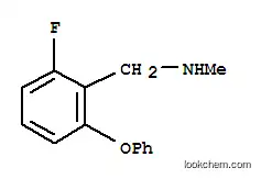 Molecular Structure of 902836-71-9 (2-Fluoro-N-methyl-6-phenoxybenzylamine hydrochloride)