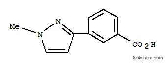 Molecular Structure of 906352-85-0 (3-(1-Methyl-1H-pyrazol-3-yl)benzoic acid)