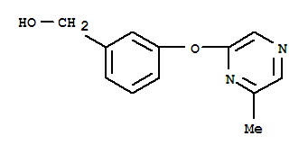 {3-[(6-methylpyrazin-2-yl)oxy]phenyl}methanol
