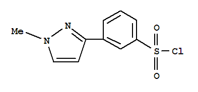 Best price/ 3-(1-Methyl-1H-pyrazol-3-yl)benzenesulfonyl chloride, 97%  CAS NO.912569-59-6