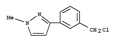 1H-Pyrazole, 3-[3-(chloromethyl)phenyl]-1-methyl-