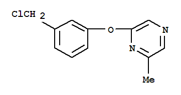 3-[(6-METHYLPYRAZIN-2-YL)OXY]BENZYL CHLORIDE