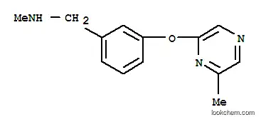 Molecular Structure of 912569-66-5 (N-Methyl-3-[(6-methylpyrazin-2-yl)oxy]benzylamine)