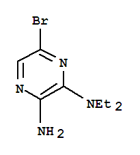 2,3-Pyrazinediamine, 5-bromo-N<sup>3</sup>,N<sup>3</sup>-diethyl-