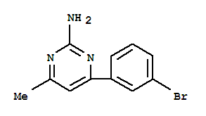 4-METHYL-6-(3-BROMOPHENYL)PYRIMIDIN-2-AMINE