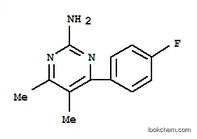 4-(4-FLUOROPHENYL)-5,6-DIMETHYLPYRIMIDIN-2-AMINE