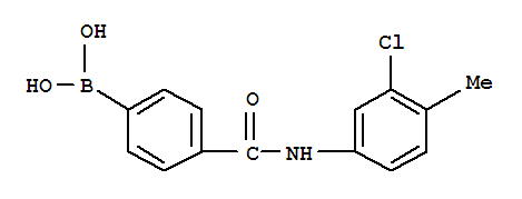 N-(3-Chloro-4-methylphenyl)4-boronobenzamide