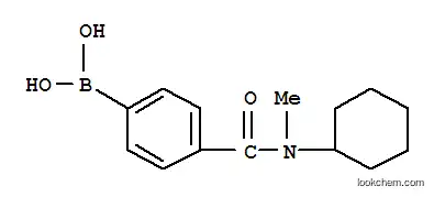 Molecular Structure of 913835-84-4 (4-(CYCLOHEXYL(METHYL)CARBAMOYL)PHENYLBORONIC ACID)