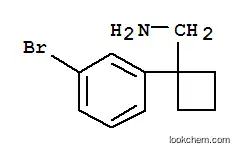 Molecular Structure of 915690-61-8 ([1-(3-BROMOPHENYL)CYCLOBUTYL]METHANAMINE)