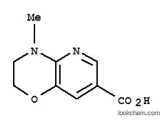 Molecular Structure of 915707-58-3 (4-Methyl-3,4-dihydro-2H-pyrido[3,2-b][1,4]oxazine-7-carboxylic acid)