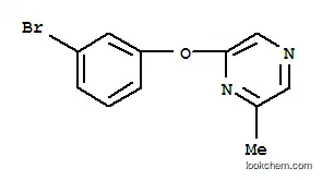 Molecular Structure of 915707-60-7 (2-(3-bromophenoxy)-6-methylpyrazine)